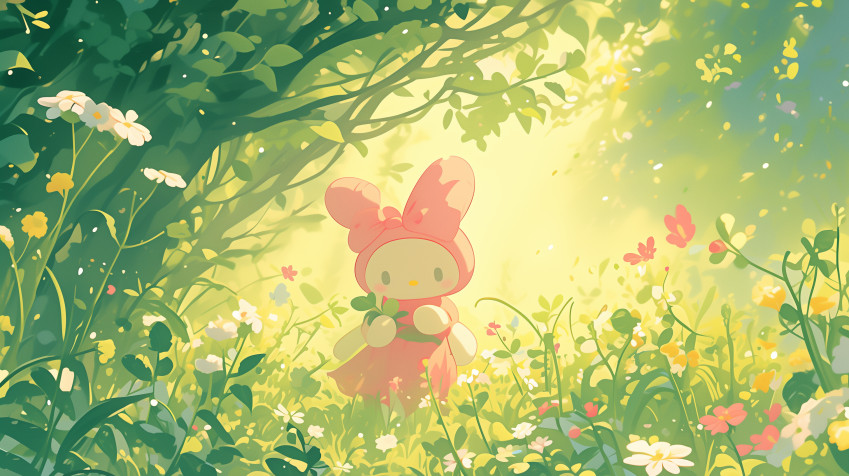 My Melody Laptop Background 2912x1632px