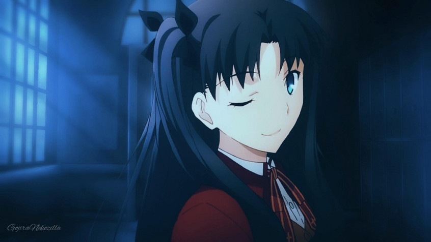 Rin Tohsaka Desktop Wallpaper 2048x1152px