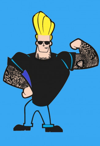 Johnny Bravo Android Wallpaper 1200x1750px