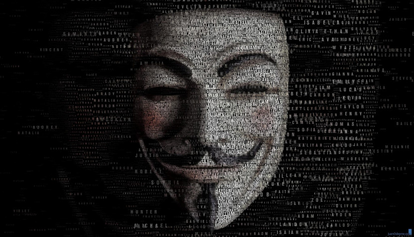 Anonymous HD Background 2048x1174px