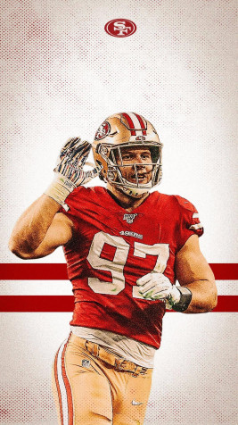 Nick Bosa Wallpaper for Mobile 1080x1920px