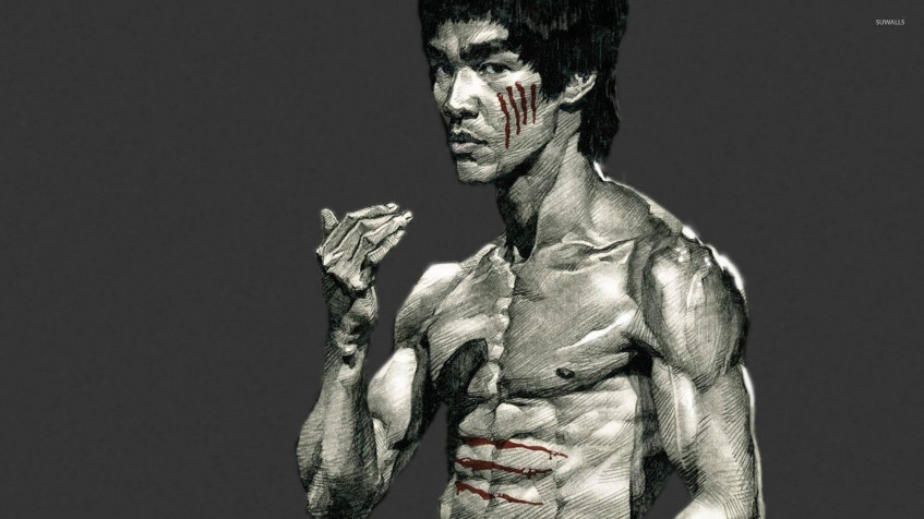 Bruce Lee Full HD 1080p Wallpaper 1920x1080px