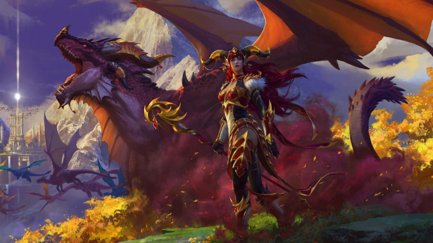 Alexstrasza Full HD 1080p Wallpaper 1920x1080px