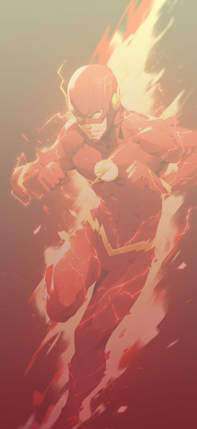 Cartoon Flash iPhone Wallpaper 1463x3171px