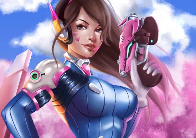 Dva Overwatch HD Wallpaper 2204x1549px