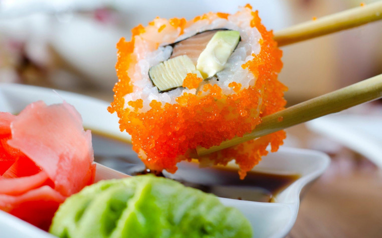 Sushi Widescreen HD Wallpaper 1920x1200px