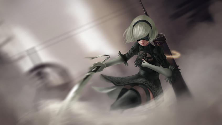 Nier Automata Desktop Wallpaper 5760x3240px