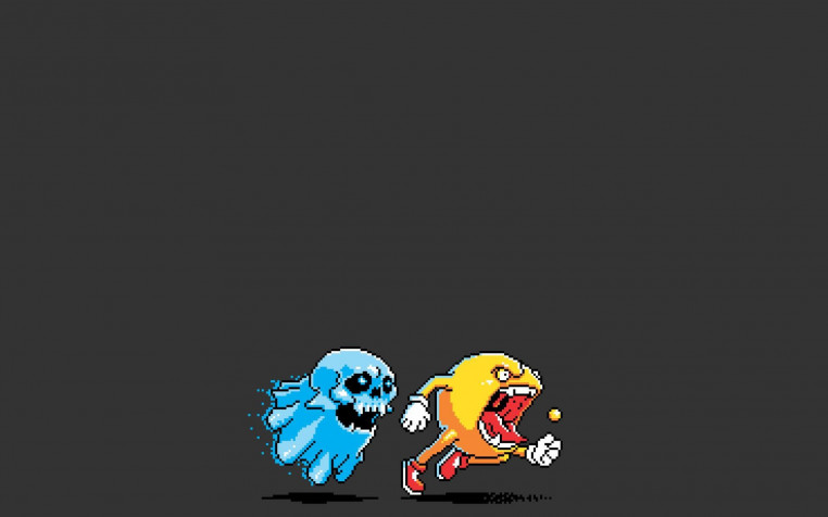 Pacman Widescreen HD Wallpaper 1920x1200px