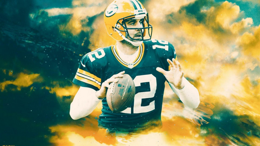 Title Aaron Rodgers Full HD 1080p Wallpaper 1920x1080px