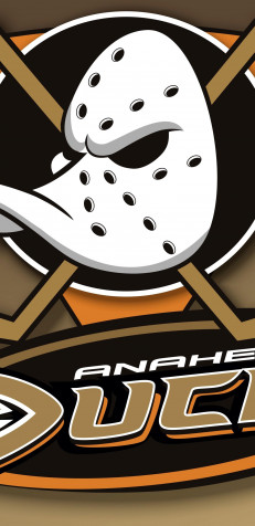 Anaheim Ducks Phone Background 1440x2960px