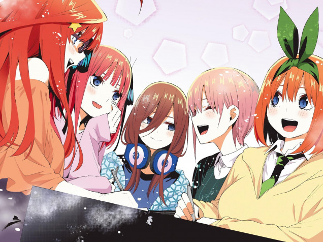 The Quintessential Quintuplets Laptop Wallpaper 2133x1595px