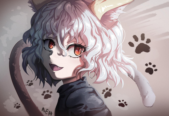 Neferpitou HD Background 3915x2697px