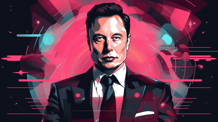 Elon Musk Desktop Background 2912x1632px