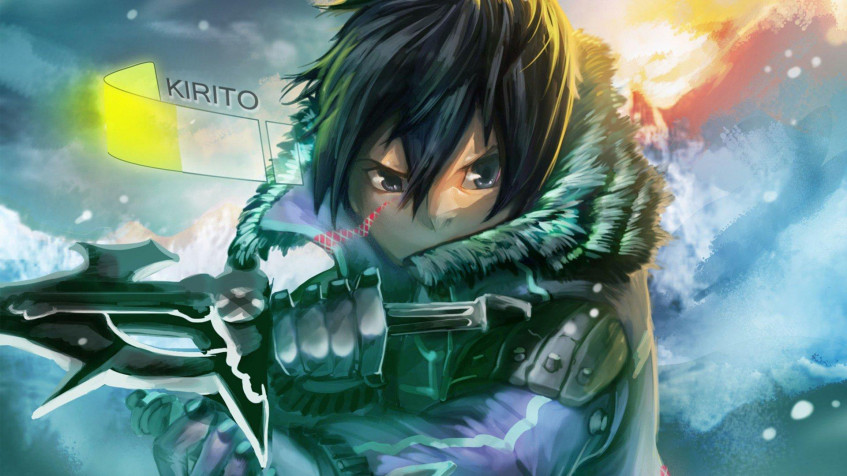 Kirito Full HD 1080p Wallpaper 1920x1080px