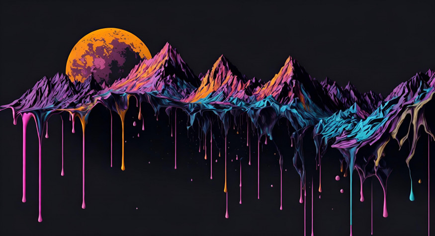 Trippy Desktop HD Background 3648x1984px