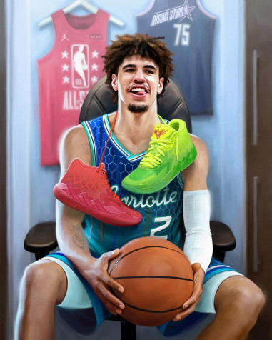 Lamelo Ball Wallpaper for Mobile 1080x1350px