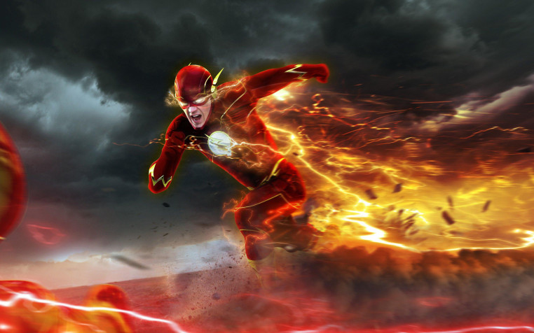 The Flash Retina Widescreen Wallpaper 2880x1800px