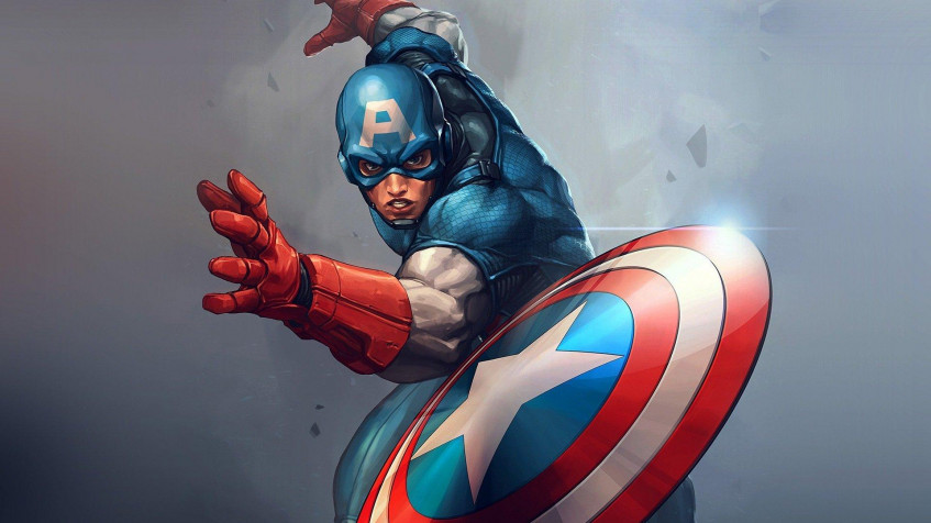 Captain America Full HD 1080p Wallpaper 1920x1080px