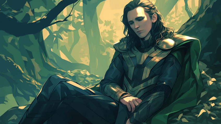 Loki Desktop Background 1536x864px