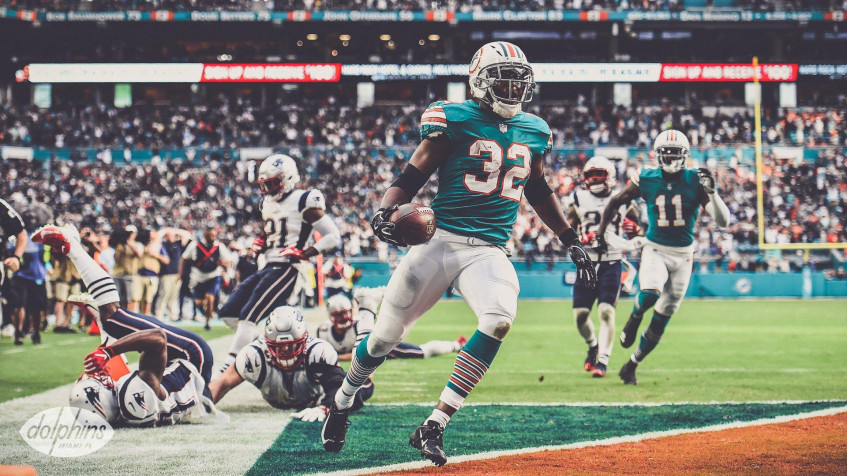 Miami Dolphins Full HD 1080p Wallpaper 1920x1080px