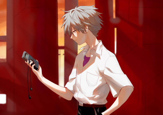 Kaworu Nagisa Laptop Wallpaper 2516x1783px