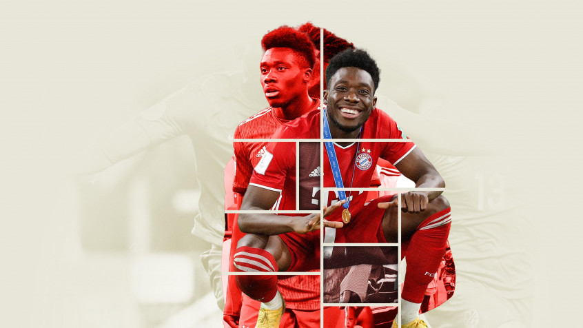 Alphonso Davies 4k UHD Wallpaper 3840x2160px