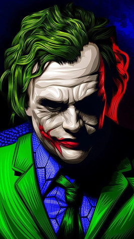 Joker Attitude Phone Background Image 800x1422px