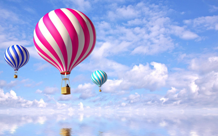 Air Balloon Retina Widescreen Wallpaper 2880x1800px