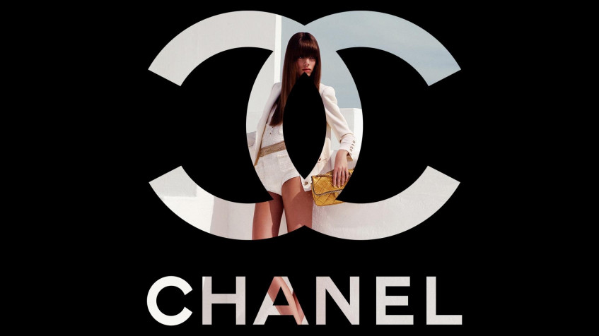 Chanel Logo Full HD 1080p Wallpaper 1920x1080px