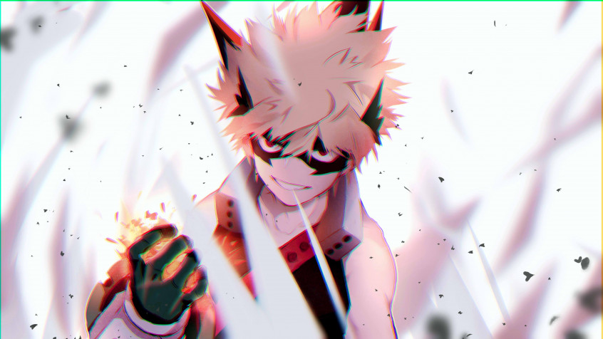 Katsuki Bakugo 4k UHD Wallpaper 3840x2160px