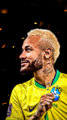 Neymar 2024 Wallpaper for iPhone 1080x1920px