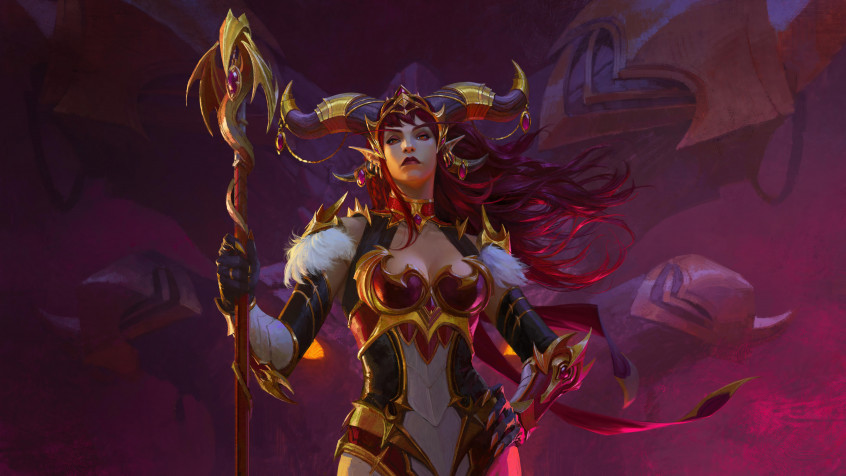 Alexstrasza HD Background 7680x4320px