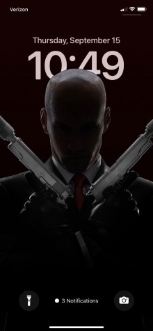 Hitman iPhone Background Image 828x1792px