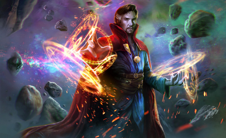 Aesthetic Dr Strange MacBook Background 3385x2065px