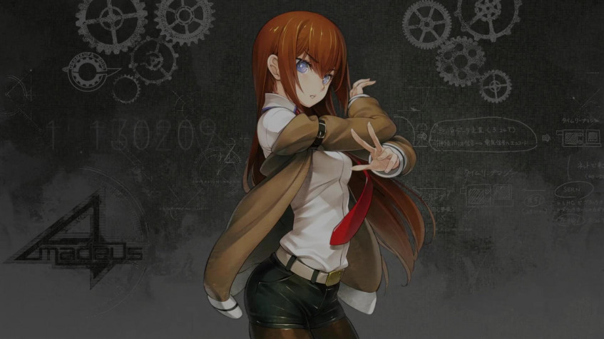 Kurisu Makise Full HD 1080p Wallpaper 1920x1080px