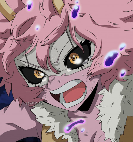 Mina Ashido Phone Background 1925x2048px