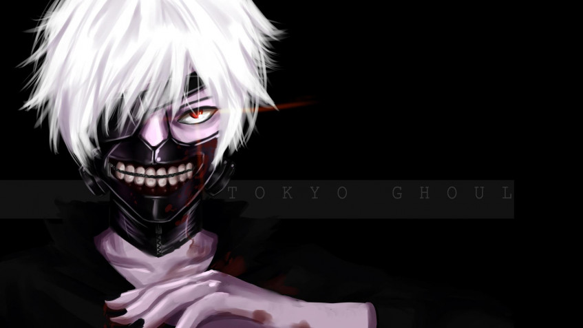 Ken Kaneki Full HD 1080p Wallpaper 1920x1080px