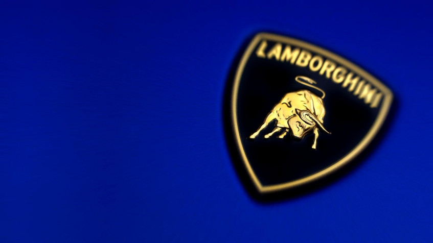 Lamborghini Logo Full HD 1080p Wallpaper 1920x1080px