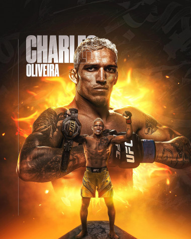 Charles Oliveira iPhone Wallpaper 1920x2400px