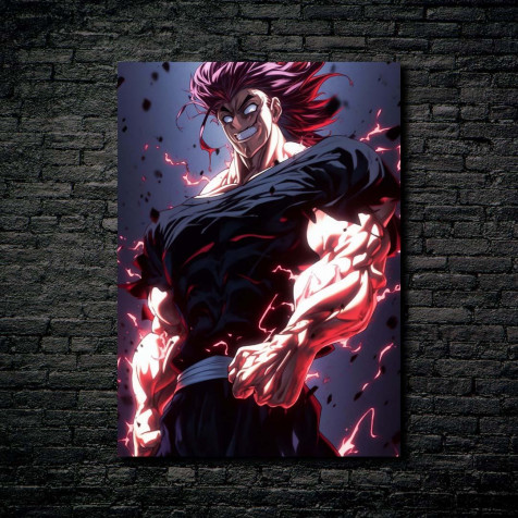 Yujiro Hanma Phone Background Image 1080x1080px