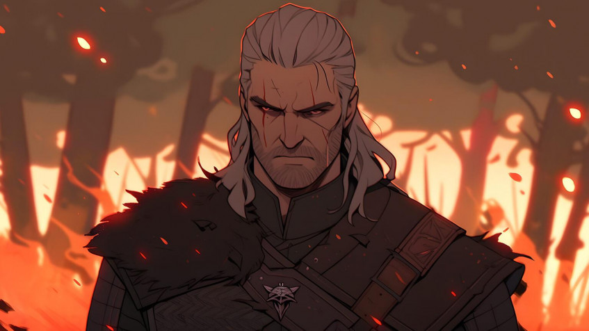 Geralt Of Rivia Desktop Background 1536x864px