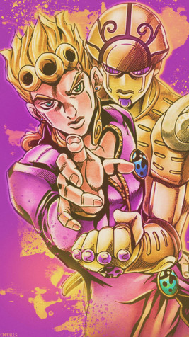 Giorno Giovanna Android Wallpaper 1080x1920px