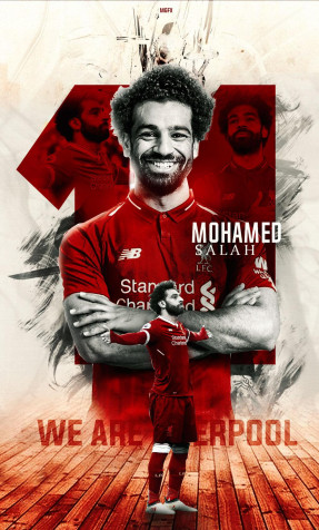 Mohamed Salah Android Wallpaper Image 1024x1695px