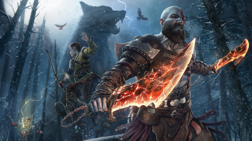 God Of War Ragnarok Full HD 1080p Wallpaper 1920x1080px