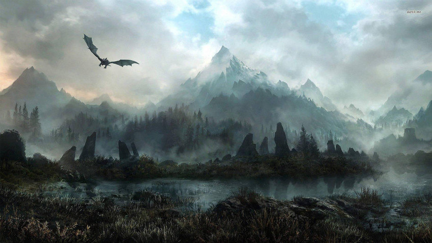 Skyrim Full HD 1080p Wallpaper 1920x1080px