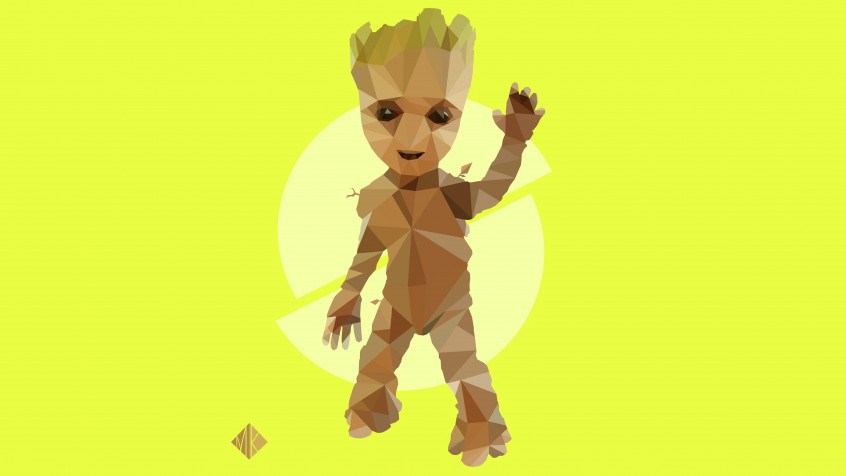 Baby Groot 4k UHD Wallpaper 3840x2160px