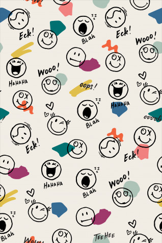 Smiley Phone HD Background 2000x2991px