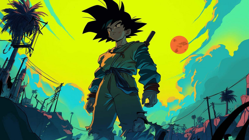 Goku MacBook Background 1536x864px