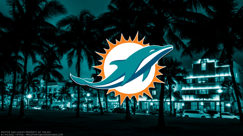 Miami Dolphins Full HD 1080p Wallpaper 1920x1080px