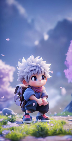 Killua iPhone Background 1184x2310px